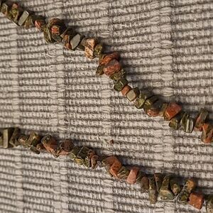 Unakite Chip Necklace